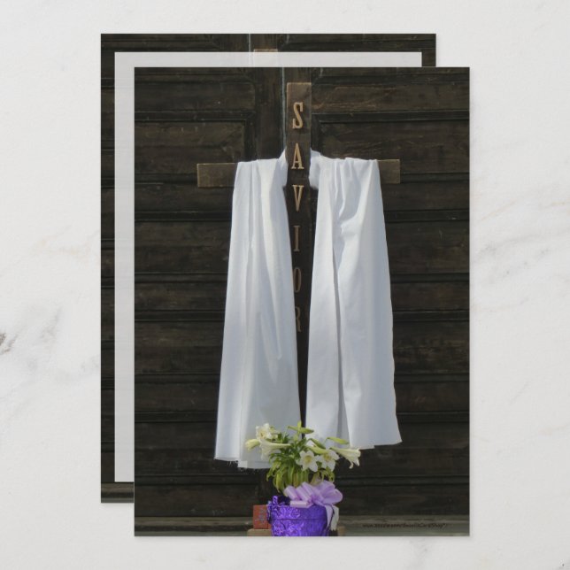 Convite ao Serviço Memorial, Cruzado Violado (Frente/Verso)