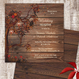 Convite apenas para Recepção de Casamento Romântic