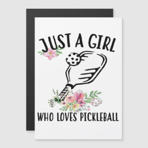 Convite Apenas uma garota que ama Pickleball