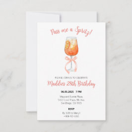 Convite Aperol Spritz Birthday