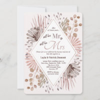 Convite Aquarela Flores Silvestres