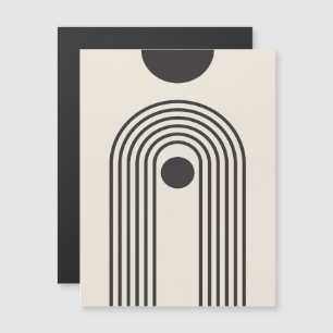 Convite Arco-íris e Sol, Arte Geométrica Abstrata Boho