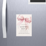 Convite Arco rosa elegante SWEET 16 luxo<br><div class="desc">Um bege macio,  fundo colorido creme,  decorado com um arco grande rosa. Personalize e adicione um nome e detalhes da parte.</div>