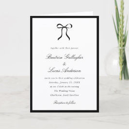 Convite Arco Simples Casamento Clássico