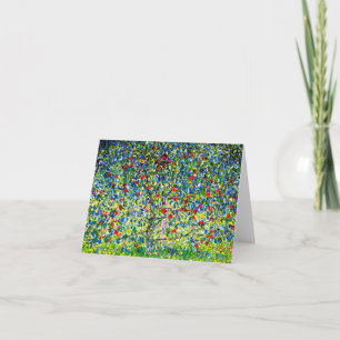 Convite Árvore da Apple Gustav Klimt