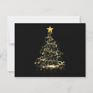 Convite Árvore de Natal Engraçada em Pijama de Natal Feliz
