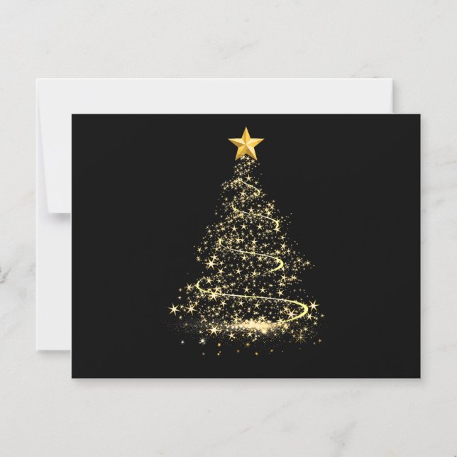 Convite Árvore de Natal Engraçada em Pijama de Natal Feliz (Frente)