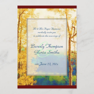 Convite Aspen Glow WEDDING