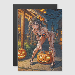 Convite Assassino de balas de Halloween e Vixen pintado pe
