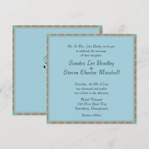 Convite asteca do casamento