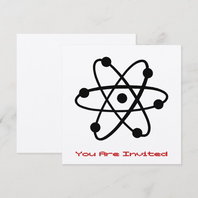 Convite Atômico (Frente/Verso)