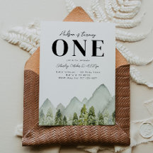 Convite Aventura Aniversário | Montanhas Aniversár