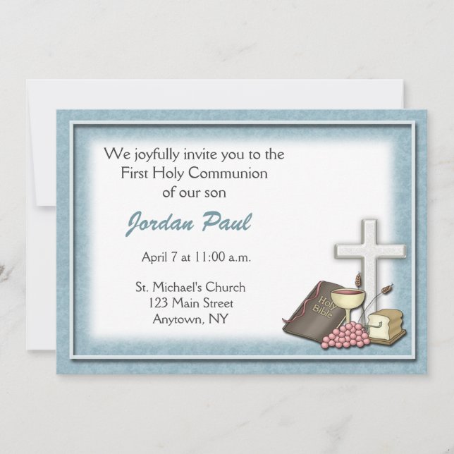 Convite Azul Comunitário (Frente)