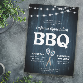 Convite Azul Russo para CHURRASCO de Apreciação do