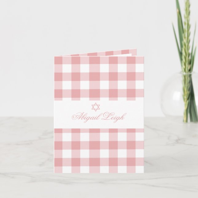 Convite Baby Girl Hebrew Naming Ceremony Foto: Rosa Judeu (Frente)