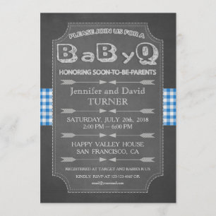 Convite BaByQ de Chá de fraldas Exclusivo