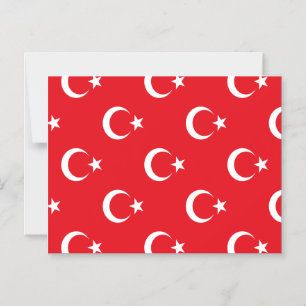 Convite Bandeira da Turquia