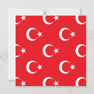 Convite Bandeira da Turquia