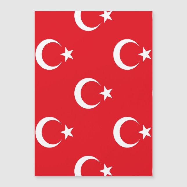 Convite Bandeira da Turquia (Frente)