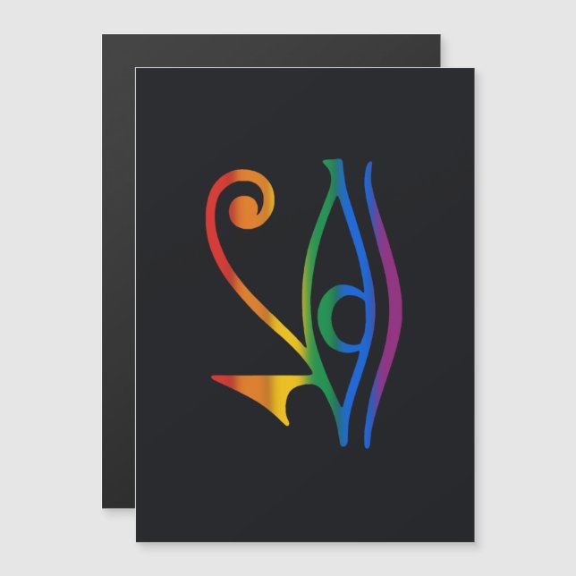 Convite Bandeira do Orgulho Gay Gótico (Frente/Verso)
