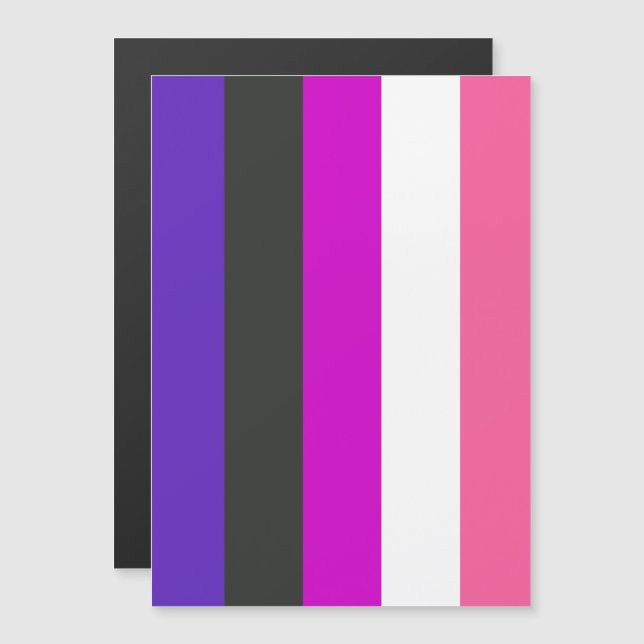 Convite Bandeira do Orgulho Gênerofluido (Frente/Verso)