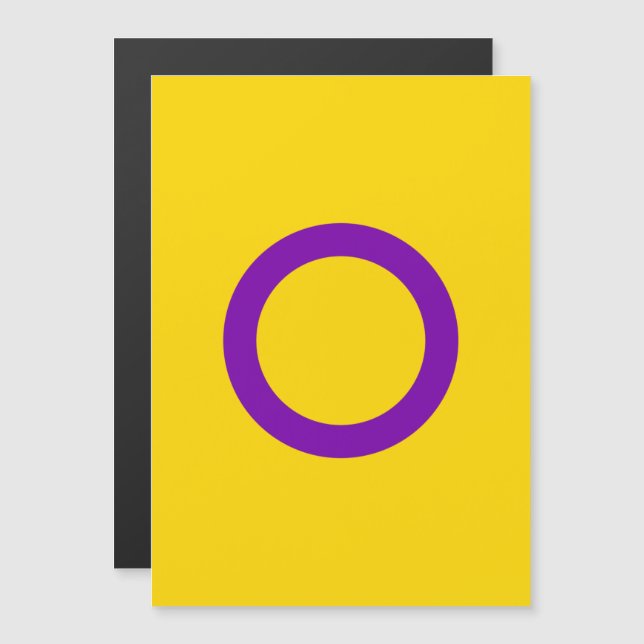 Convite Bandeira do Orgulho Intersexo (Frente/Verso)