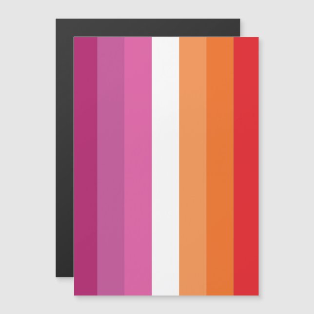 Convite Bandeira do Orgulho Lésbico (Frente/Verso)