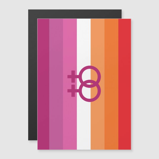 Convite Bandeira do Orgulho Lésbico WLW (Pôr do Sol) (Frente/Verso)