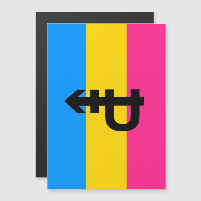 Convite Bandeira do Orgulho Pansexual (Frente/Verso)