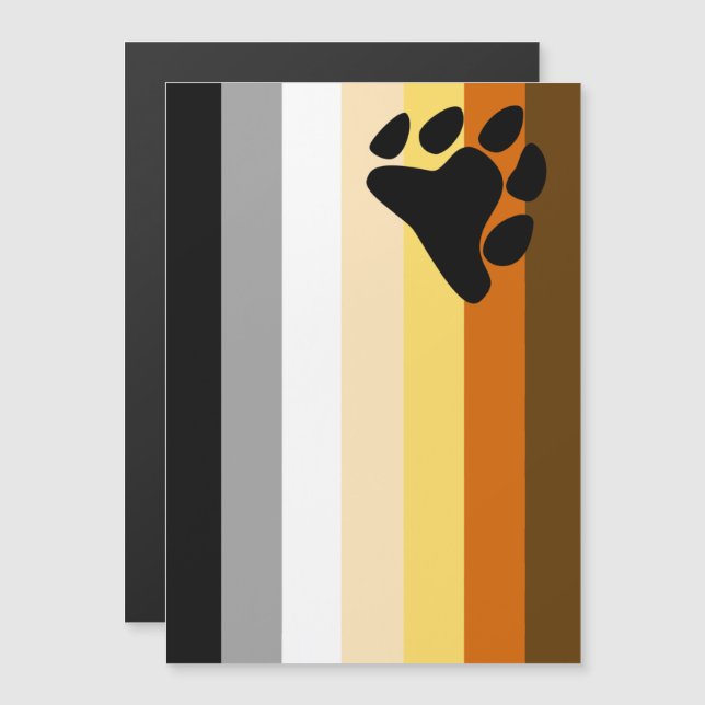 Convite Bandeira do Orgulho Urso (Frente/Verso)