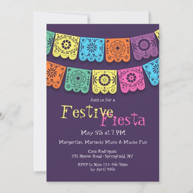 Convite Bandeiras de Festa (Frente)