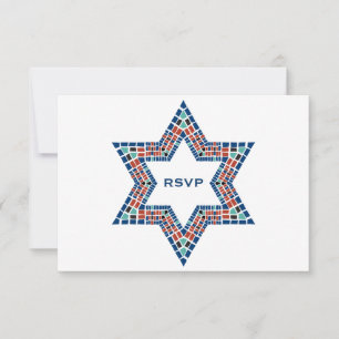 Convite Bar Mitzvah Emanuel Estrela David Mosaico