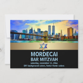 Convite Bar Mitzvah PixDezines NYC/Ponte de Brookl