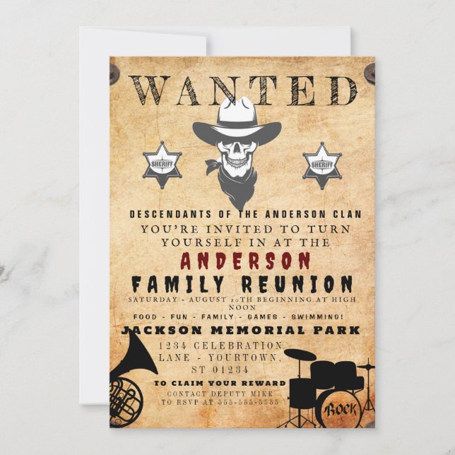 Convite Barbeque para Reunião da Família Poster (Frente)