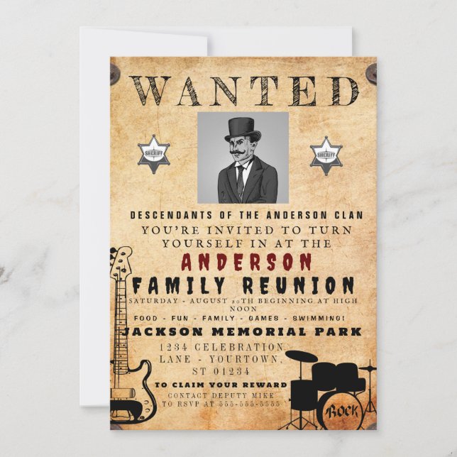 Convite Barbeque para Reunião da Família Poster (Frente)