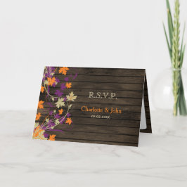 Convite Barnwood Russo queda de ameixa deixa casamento RSV