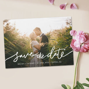 Convite Basta o casamento personalizado de fotos em chic S