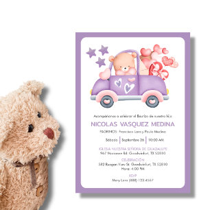 Convite Bautizo Para Batismo Católico De Meninos