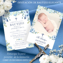 Convite Bautizo para Niños Espanhol Baptism