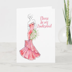 Convite be my bridesmaid