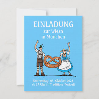 Convite BEER FESTIVAL Casal Munique Pretzel