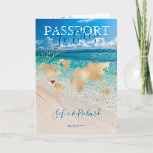 Convite Belize Código QR do Mapa de Passaporte de Destino 