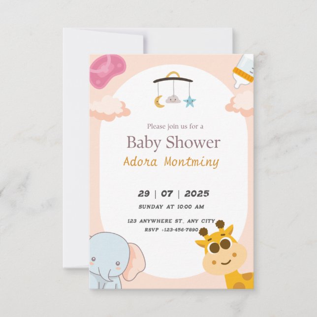 convite bem-vindos selvagens (Frente)