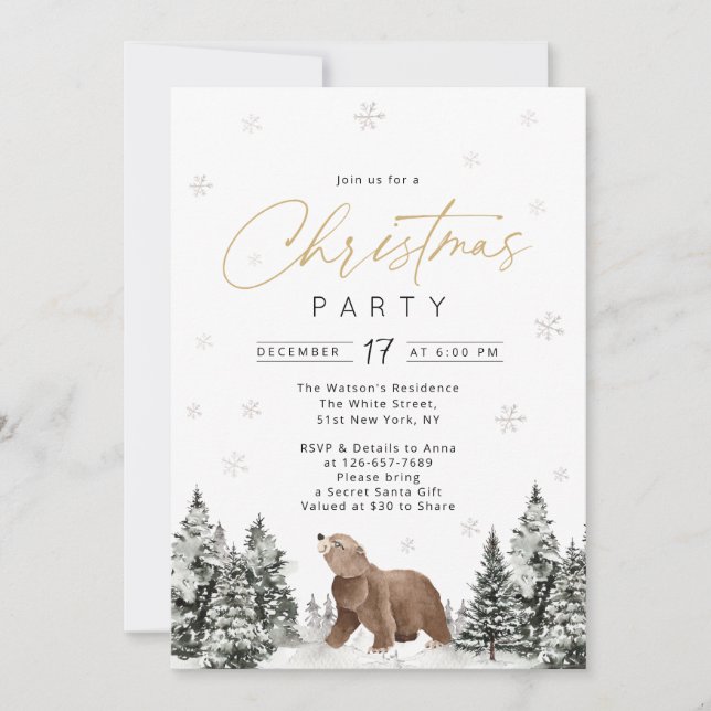 Convite Berry Birthday, primeiro aniversario de Bl (Frente)