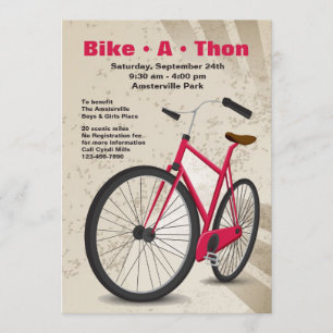 Convite Bikeathon