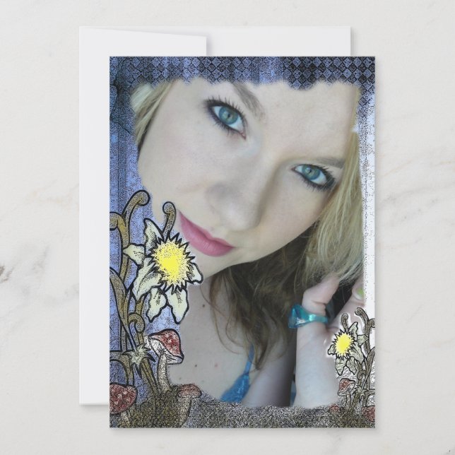 Convite Birthday para Fantasy Wonderland (Frente)