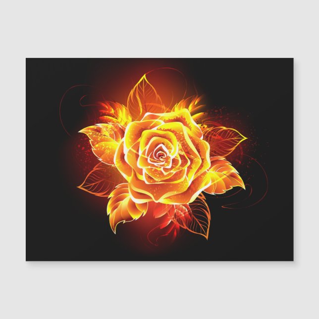 Convite Blooming Fire Rosa (Frente)