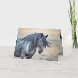 Convite Blue Zeus Wild Greeting Card