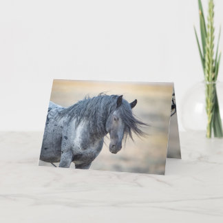 Convite Blue Zeus Wild Greeting Card