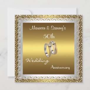 Convite Bodas de Ouro 50º Aniversário de Casamento